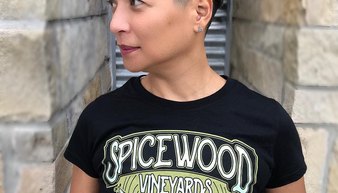 Black Bowl Cut with Undone Textured Layers and Fade Short Hairstyle