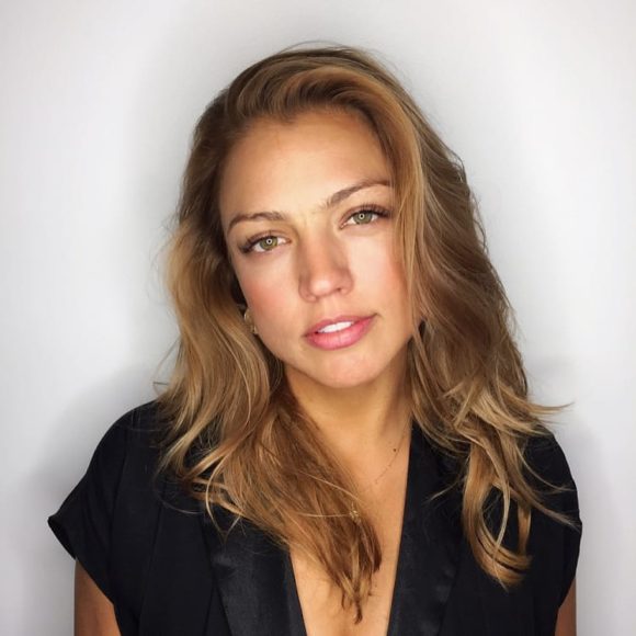 Bronze Sun Kissed Layered Cut with Soft Textured Blowout