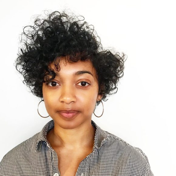 Graduated Bias Cut with Disconnected Side Part and Spiral Curls