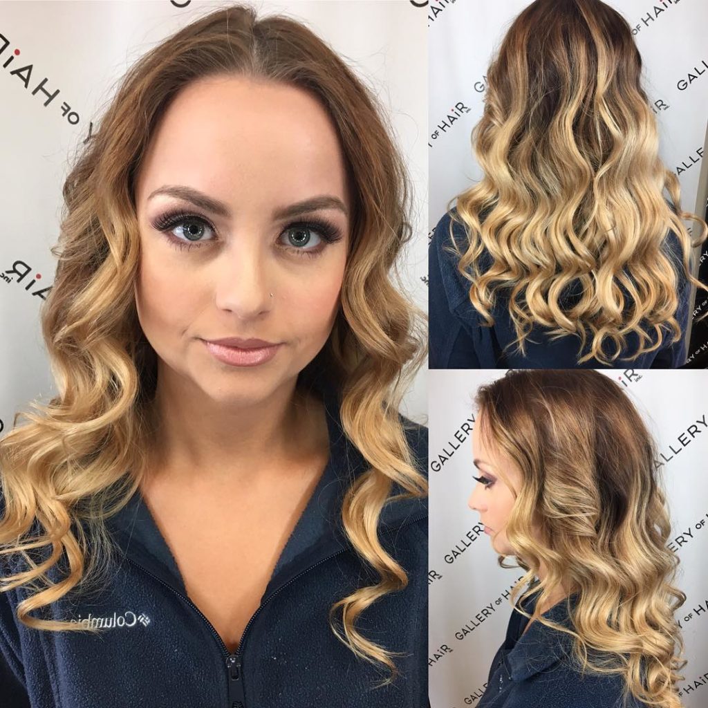 Long Layered Cut with Added Waves and Blonde Ombre Long Hairstyle