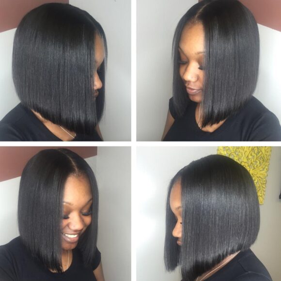 Sleek Black Bob