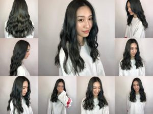 Wavy Lengths with Soft Blend U-Cut Layers and Black Color Long Hairstyle