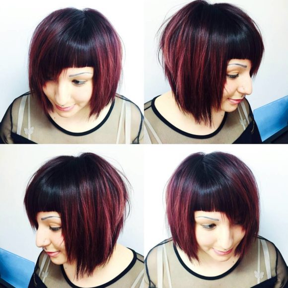 Textured Geometric Bob