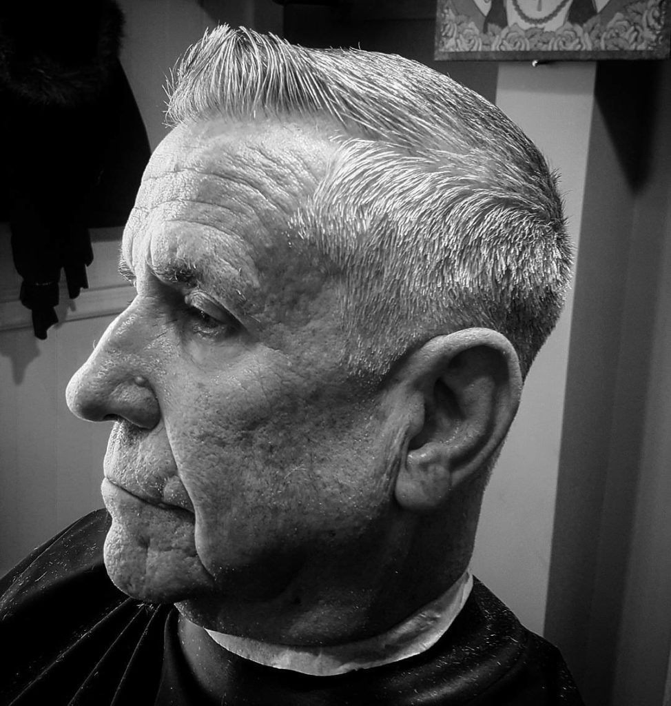 Classic Crewcut with Tapered Sides