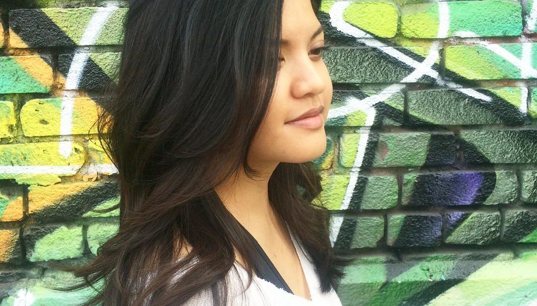Long Layered Shag with Front Layers on Long Black Hair with Brunette Ends