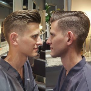 Tapered Side Part on Blonde Hair - The Latest Hairstyles for Men and ...