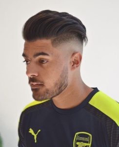 High Volume Textured and Backcomb Undercut with Skin Fade