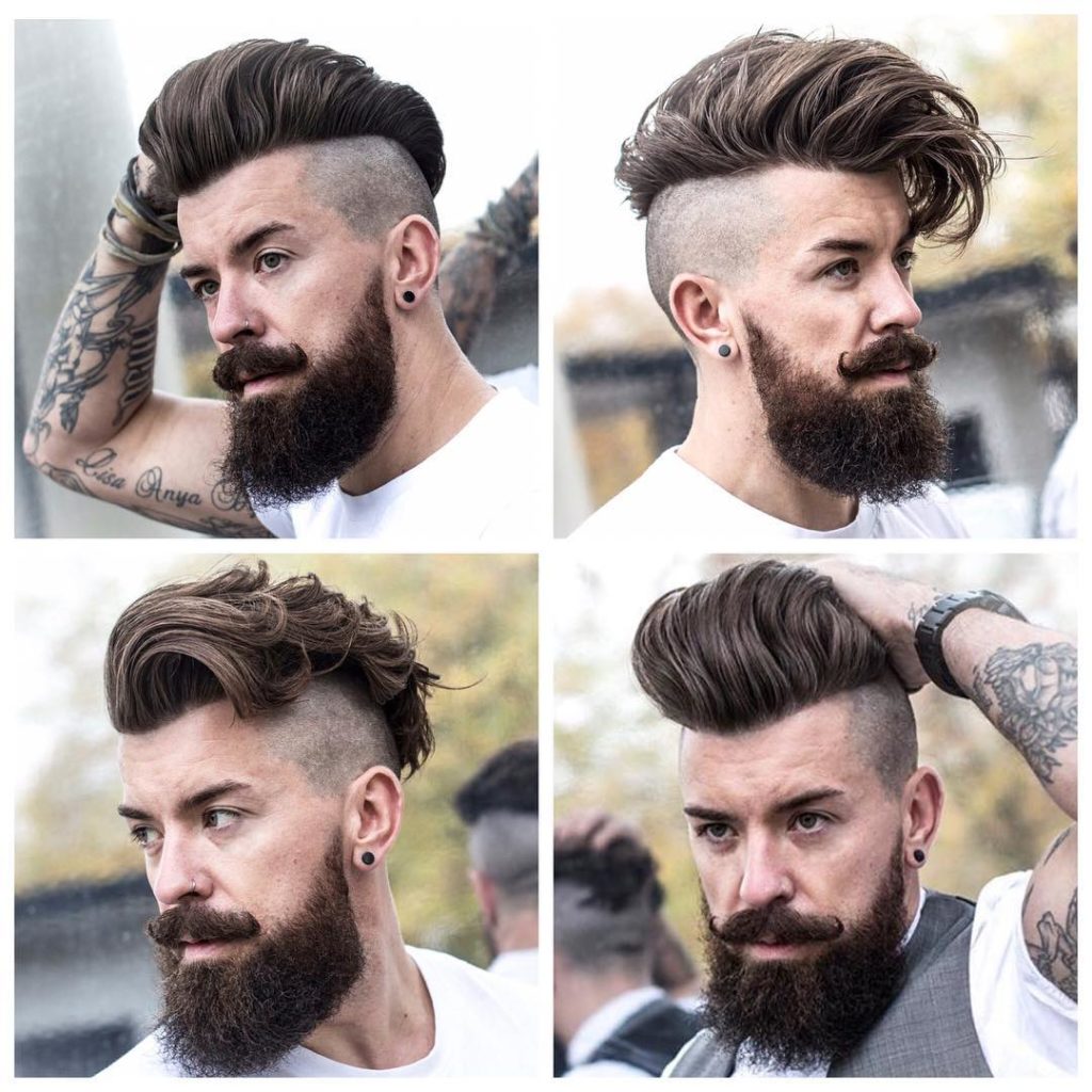 50 Cool Skin Fade Pompadour Ideas | Skin fade pompadour, Mens hairstyles  fade, Mens hairstyles pompadour