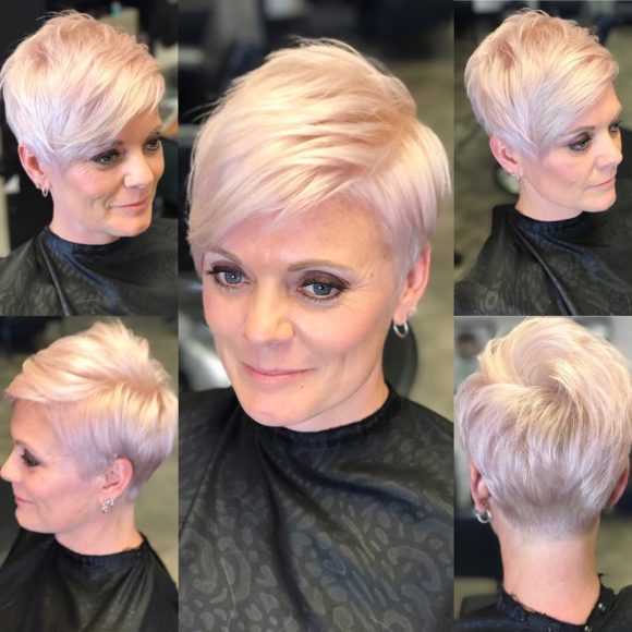 Chic Platinum Polished Pixie - The Latest Hairstyles for Men and Women ...