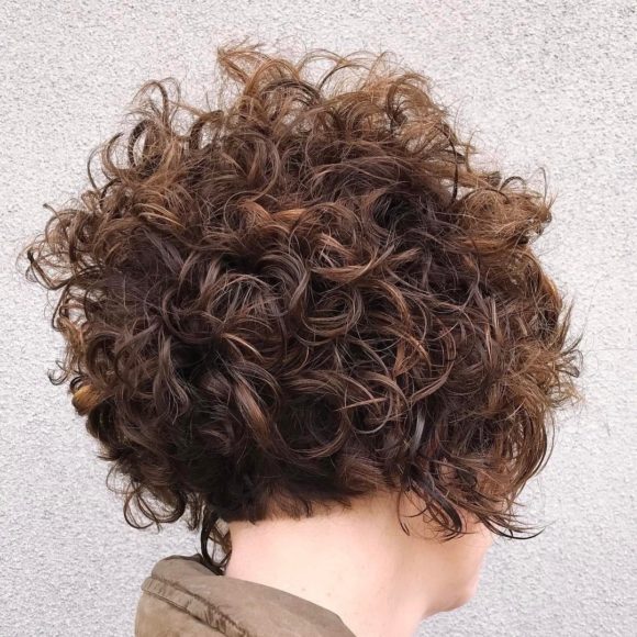 Stacked Curly Bob - The Latest Hairstyles for Men and Women (2020 ...