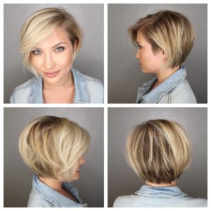 Short Blonde Bob